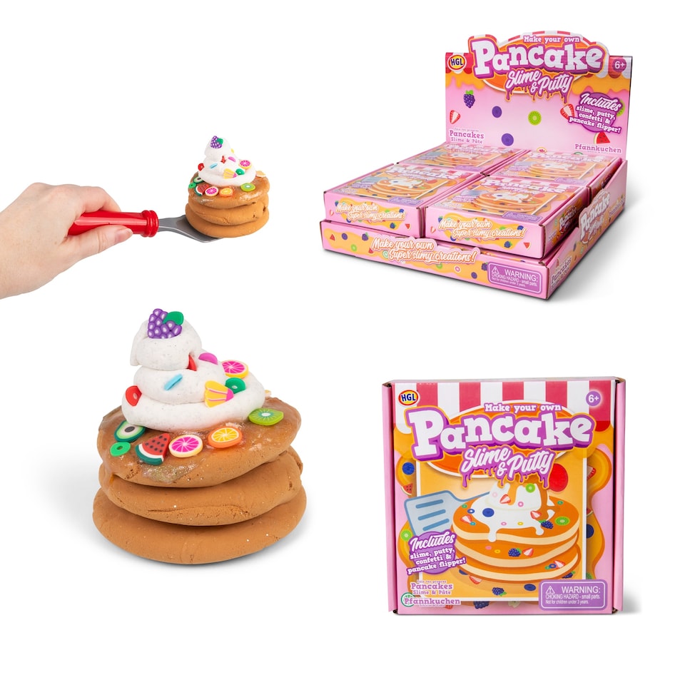 image 1 of Make Your Own Pancake Slime and Putty Set