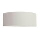 image 3 of ValueLights Pair of - Modern Curved Ceramic Uplighter Wall Wash Lamps In White Finish White