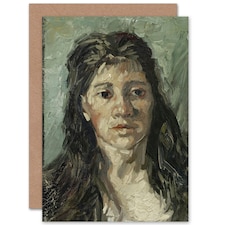 Vincent Van Gogh Head Prostitute Blank Art Card