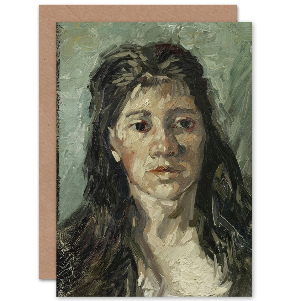 image 1 of Vincent Van Gogh Head Prostitute Blank Art Card