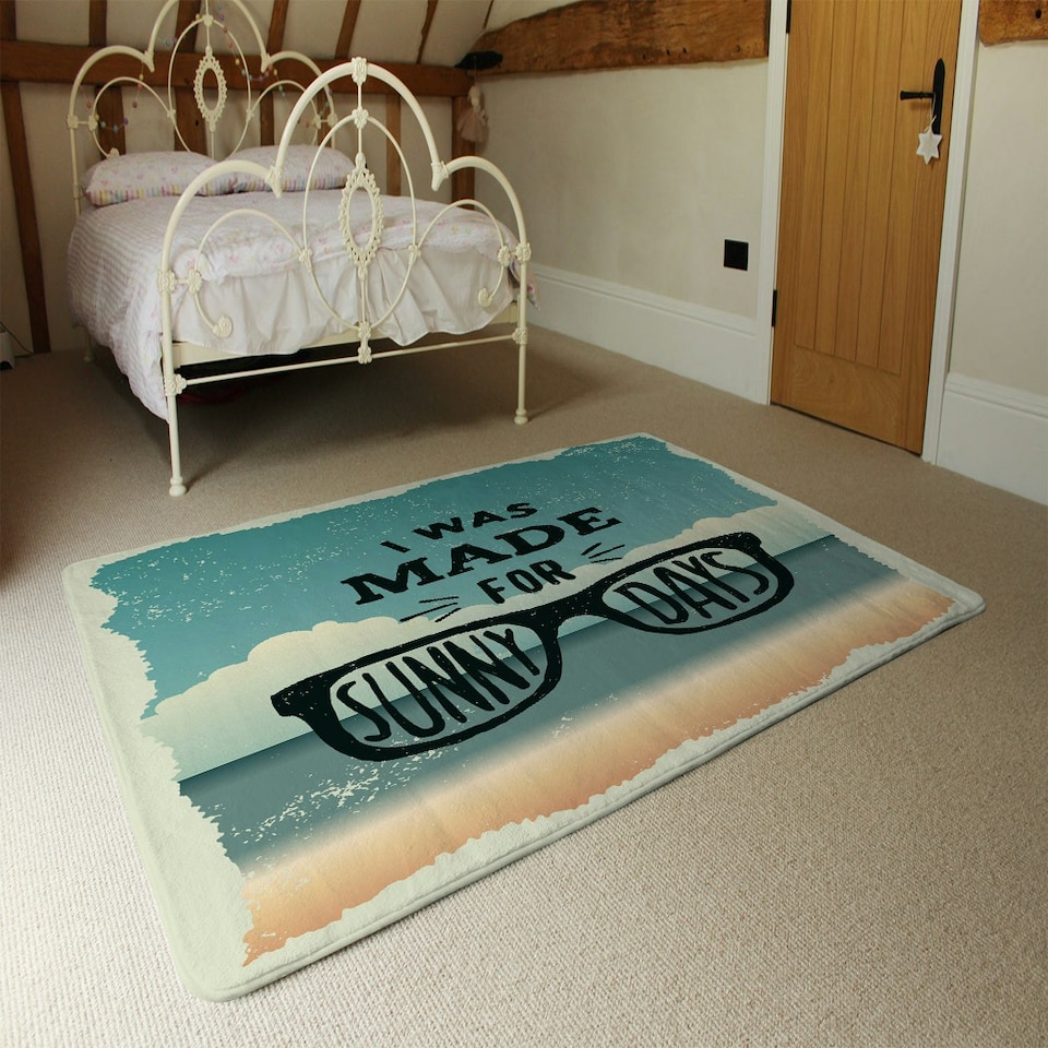 image 1 of I Was Made For Sunny Days (Rug) Blue | XL: 160x230cm