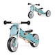 image 1 of Hooga 2-in-1 Balance Bike - Wooden Trike for Kids | Blue
