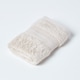 image 2 of Homescapes Zero Twist Supima Cotton Face Cloth - Set of 4, Beige
