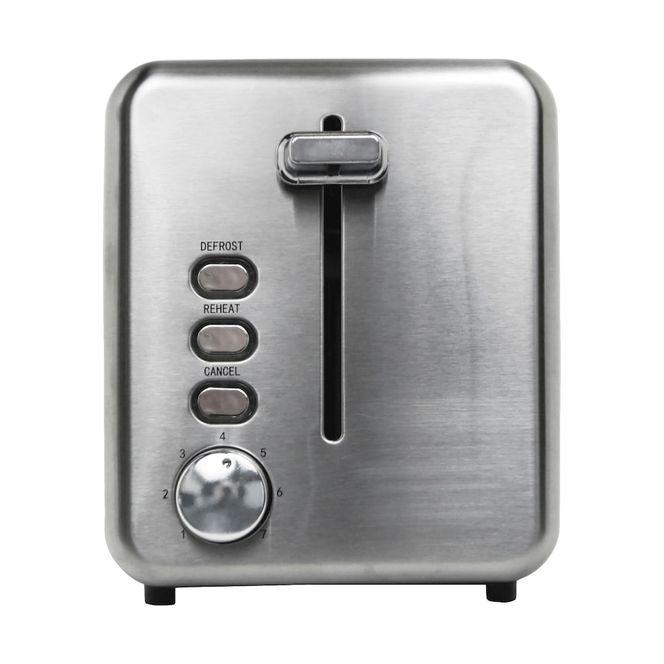 image 1 of Igenix IG3202, 2 Slice Toaster, Reheat Function, Slide out Crumb Tray, Stainless Steel