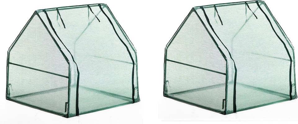 image 1 of Garden Gear Compact Apex Cloche x 2 | Green | 2