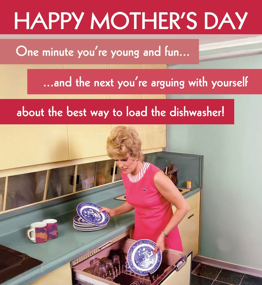 image 1 of One Minute You're Young And Fun... And The Next... - Funny Mother's Day Card