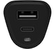 image 2 of Griffin 30W Power Jolt Dual USB A & USB C PD Car Charger Black - GP-151-BLK