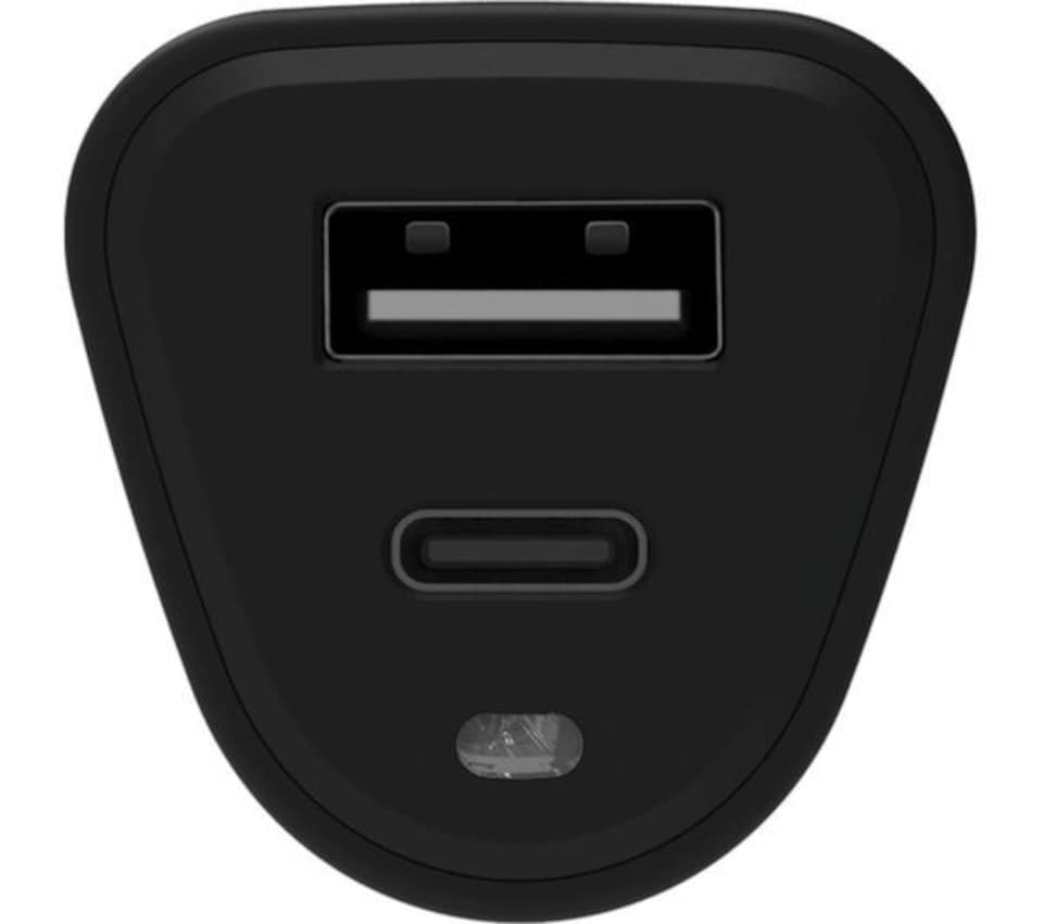 image 1 of Griffin 30W Power Jolt Dual USB A & USB C PD Car Charger Black - GP-151-BLK