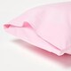 image 2 of Homescapes Pink Cotton Kids Pillowcases 40 x 60 cm 200 Thread Count - 2 Pack Pink