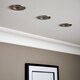 image 6 of Set of 20 Satin Nickel Fire Rated 6W LED 4000K Recessed Downlights