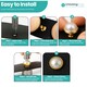 image 5 of 8.5mm Faux Pearl Rivets, Gold Pearl Stud Embellishments - 50pcs