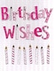 image 2 of Birthday Wishes Gigantic Greeting Card Embellished & Flittered A4 Sized Cards