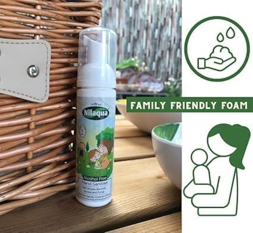 image 1 of Little Hands Alcohol Free Sanitiser 50ml - Triple Pack