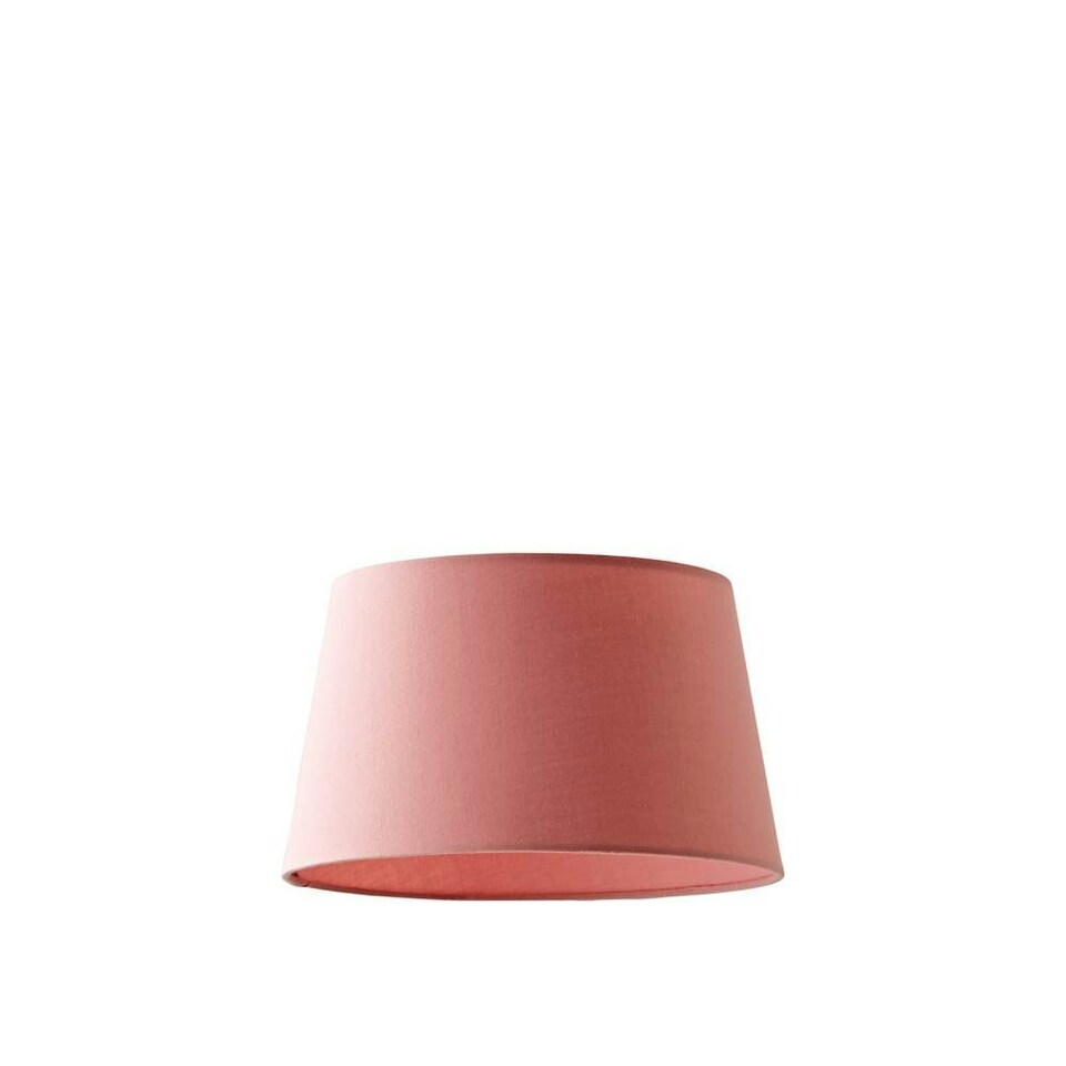 image 1 of ValueLights Aspen Small Blush Tapered Ceiling Lamp Shade Pink