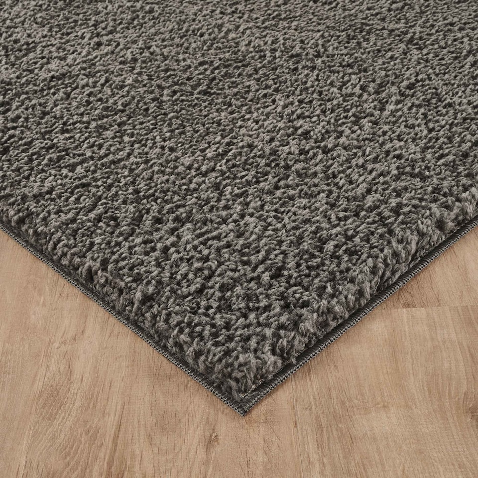 image 1 of Desire Rugs Ainsley Plain Living Room Shaggy Area Rug
