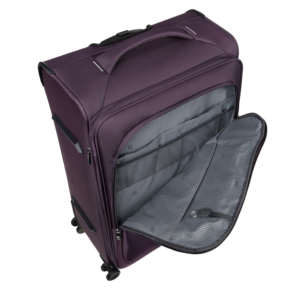 image 1 of IT Luggage Teleported Plum Perfect Expandable Large Suitcase with TSA Lock Purple | Large