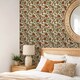 image 2 of Pomegranate Passion Wallpaper in Cream | Cream | Light | 50cm x 10m