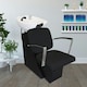 image 9 of Salon Backwash Chair In Black | Black