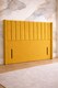 image 2 of Mustard Plush Panel Wing 54inch Floorstanding 4FT Headboard