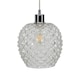 image 2 of Set of 2 Baine - Clear Textured Glass Easy Fit Pendant Shades | Clear | Medium | 2