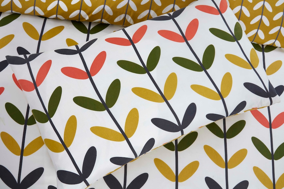 image 1 of Jules Floral Microfibre Reversible Duvet Cover Set with Pillowcase | Multi | Double | 1