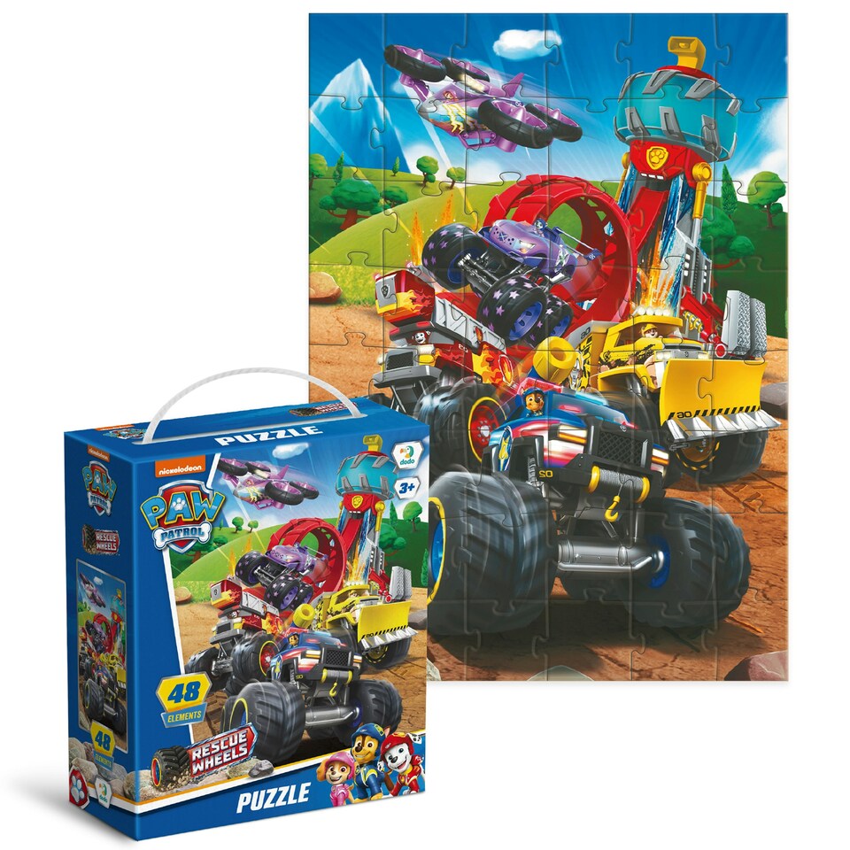 image 1 of Dodo Paw Patrol Rescue Wheels  48 PIece Jigsaw Puzzle