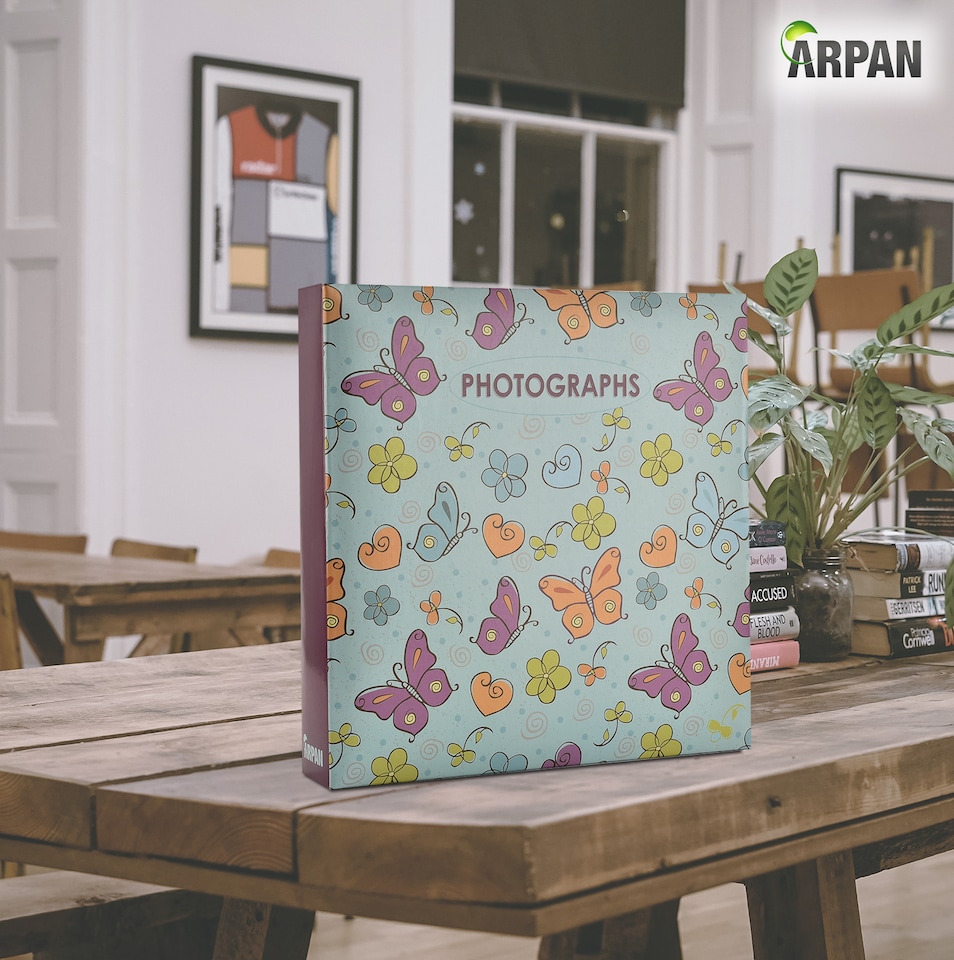 image 1 of ARPAN Large 3-Ring Binder Photo Album Holds 500 Photos 6x4" (10x15cm) – Slip In Pocket Picture Album for Wedding, Baby, Birthday, Family & Travel Memories