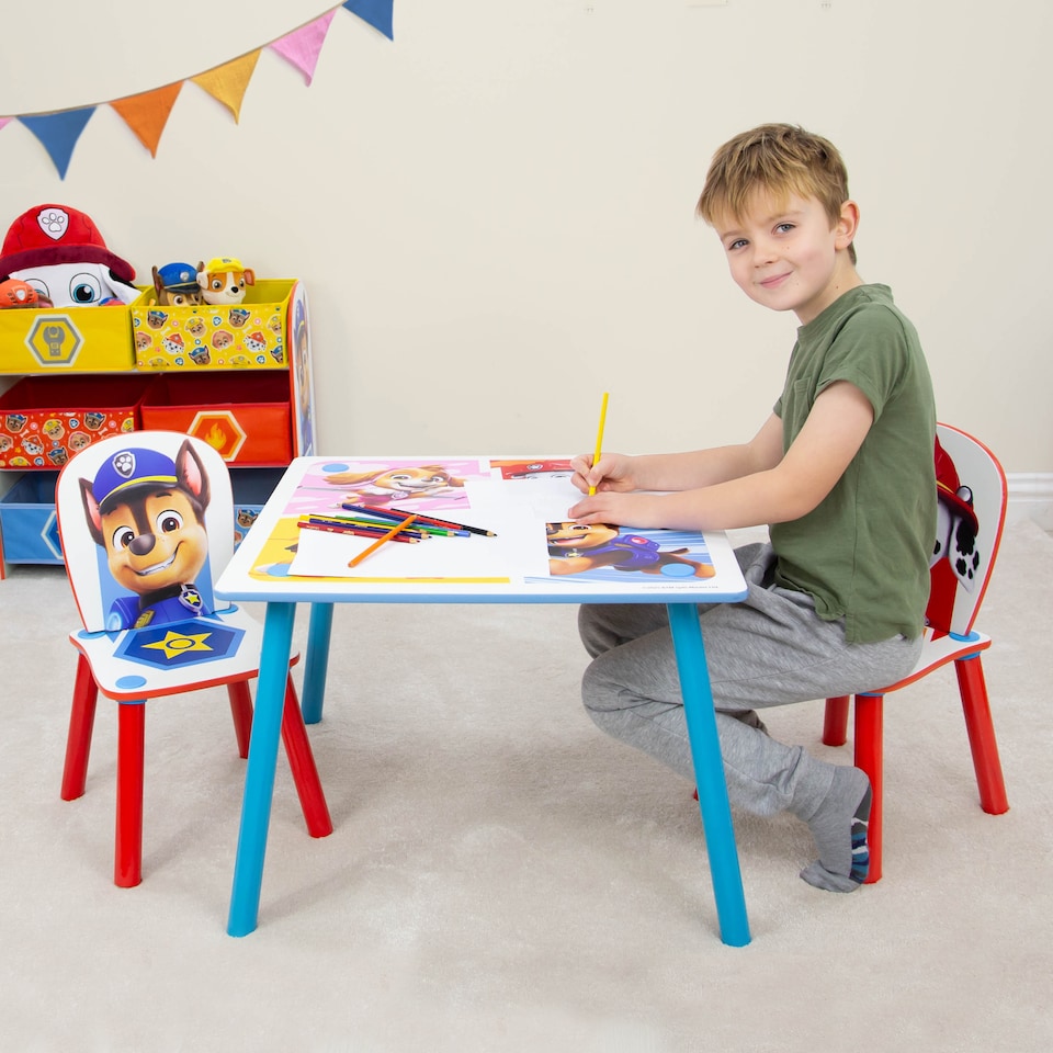 image 1 of Paw Patrol Badges Table And Chairs