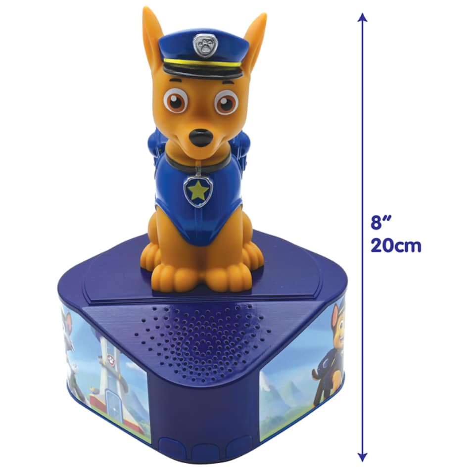 image 1 of Lexibook BTD80PA Bluetooth Speaker with Paw Patrol Chase Luminous Figurine