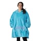 image 4 of Lilo & Stitch Womens/Ladies Hoodie Blanket - Blue - One Size
