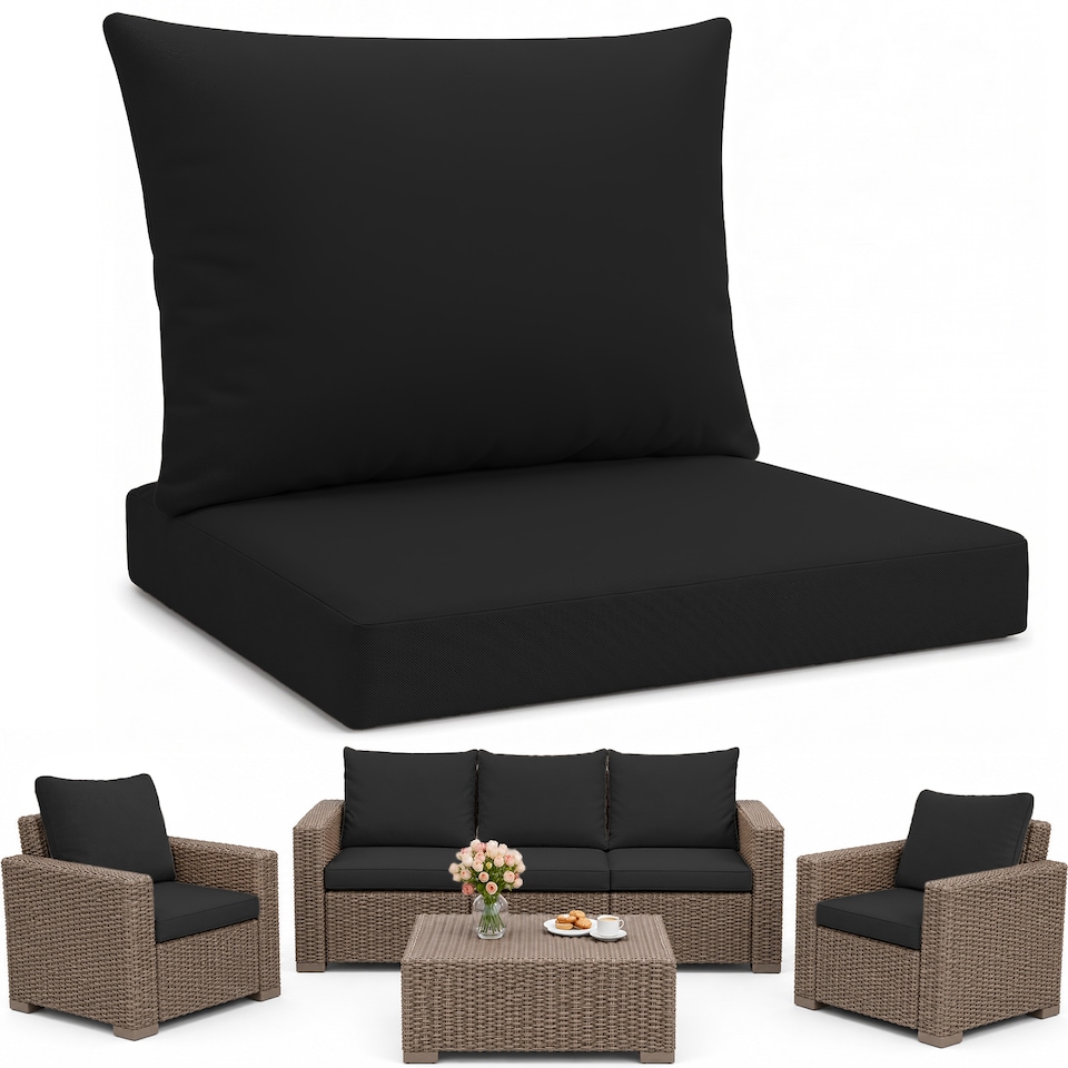 image 1 of Keter Allibert California 2 Seater Cushion Pad with Pillow