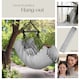 image 7 of Hanging Chair Malika, Boho Style, Load Capacity 150kg | Grey | grey | One Size | 1