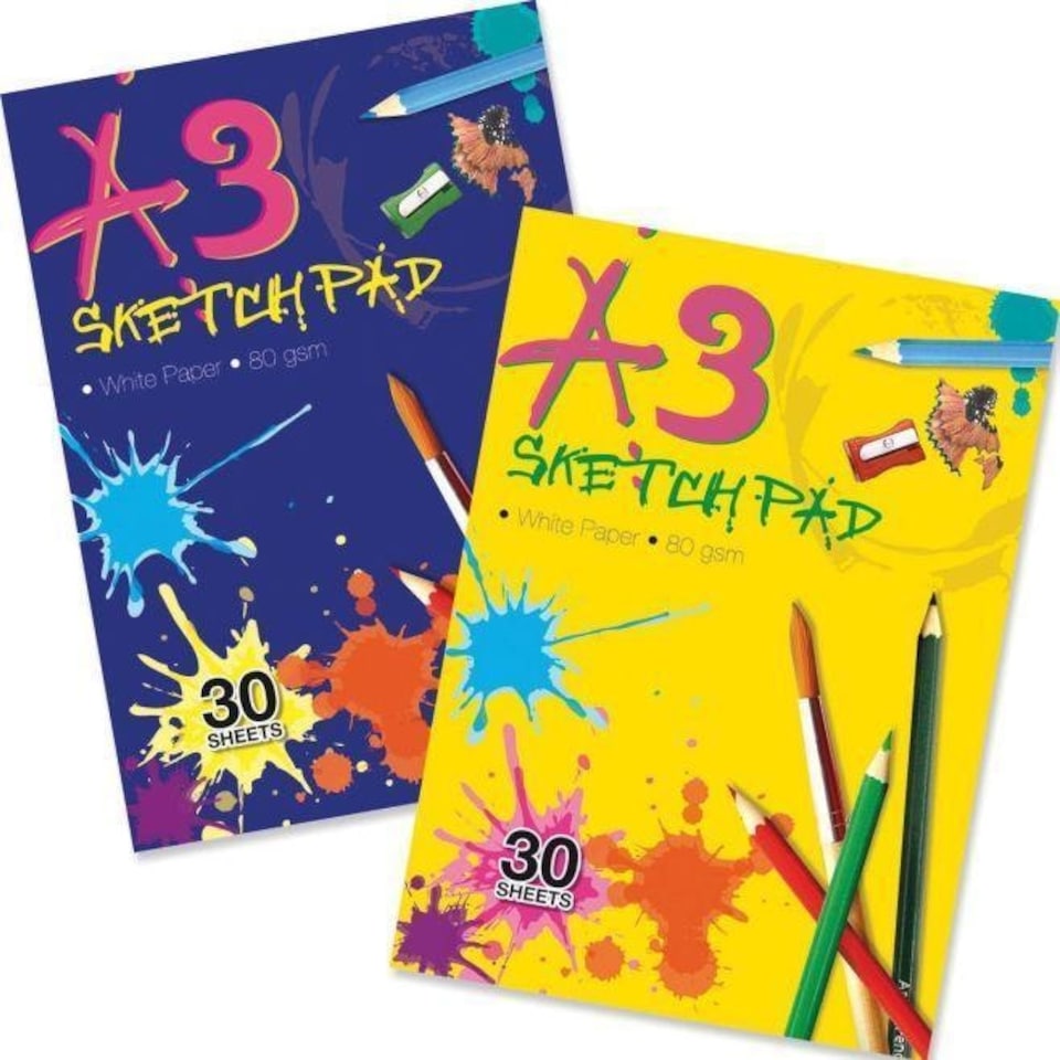 image 1 of Artbox A3 Sketch Pad - Assorted (Sheet of 30)