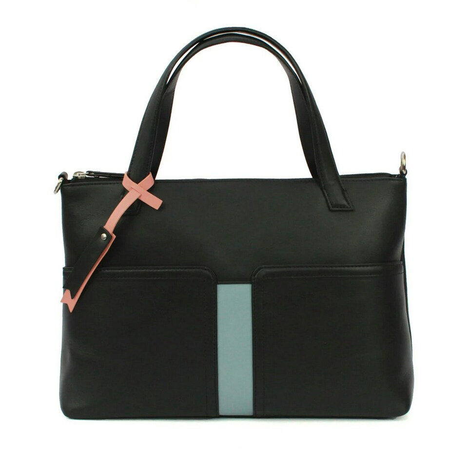image 1 of Eastern Counties Leather Verity Leather Handbag - Black - One Size Black