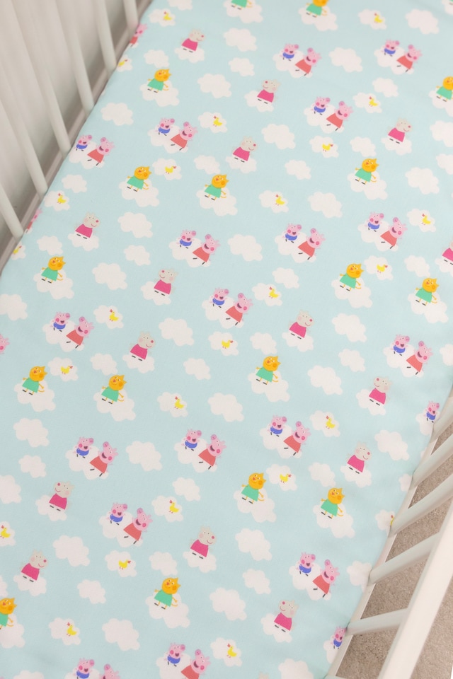 image 1 of Peppa Pig Lullabies Two Pack Cot Bed Fitted Sheets