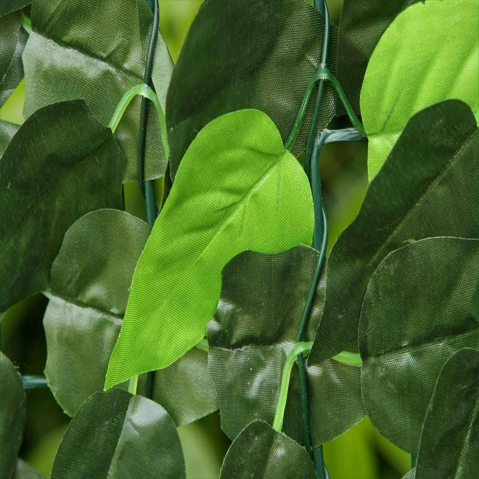 image 1 of Primrose Artificial Ivy Leaf Screening Hedge Roll Privacy Screen W3m x H1.5m