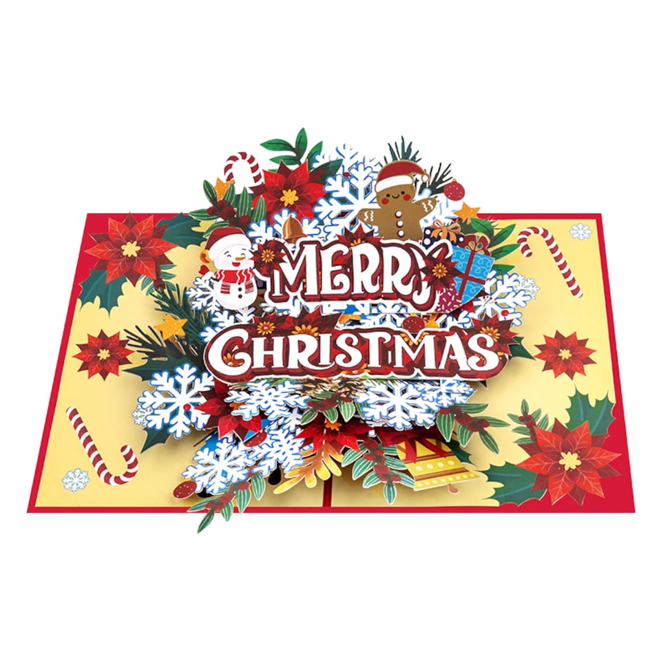 image 1 of Season’s Sparkle 3D Pop Up Christmas Card