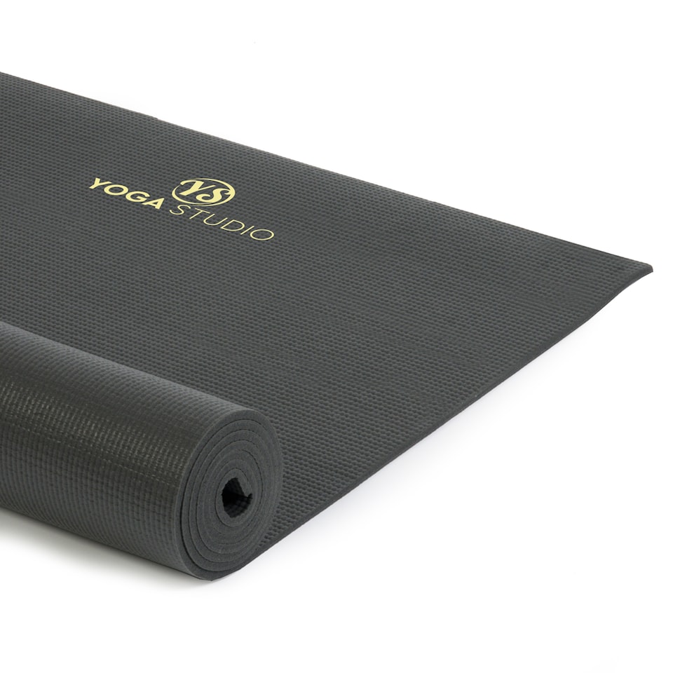 image 1 of Yoga Studio Designed Sticky Yoga Mat 6mm - Grey Yellow Elephant | Multi | Grey Yellow Elephant | 183cm x 61cm x 6mm