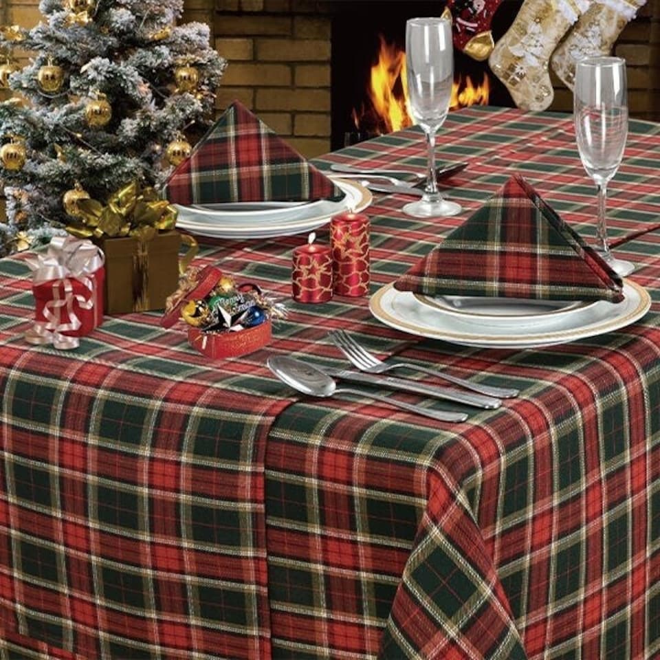 Le Chateau Tartan 178cm Circular Tablecloth