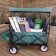 image 5 of Folding Festival Camping Storage Trolley with Canopy & Waterproof Cover 100Kg capacity