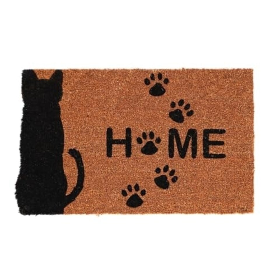 image 1 of Doormat Coir Coconut Fibre Cat Home