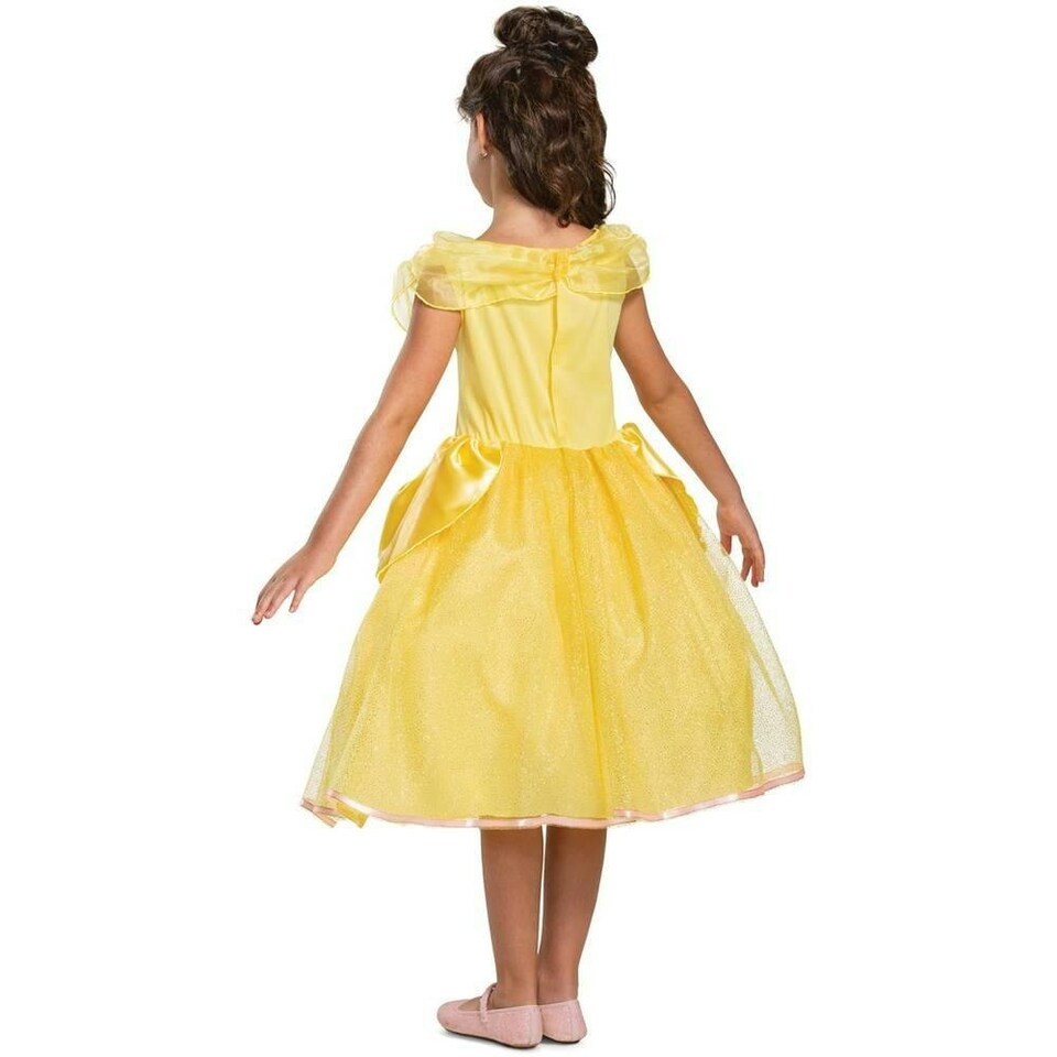 image 1 of Beauty And The Beast Girls Belle Costume Dress - Yellow - 7-8 Years