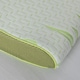 image 2 of Large Bamboo Memory Foam Contour Neck Support Organic Orthopaedic Pillow | Green