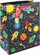 image 2 of Space Theme Solar System Happy Birthday Extra Large Gift Bag