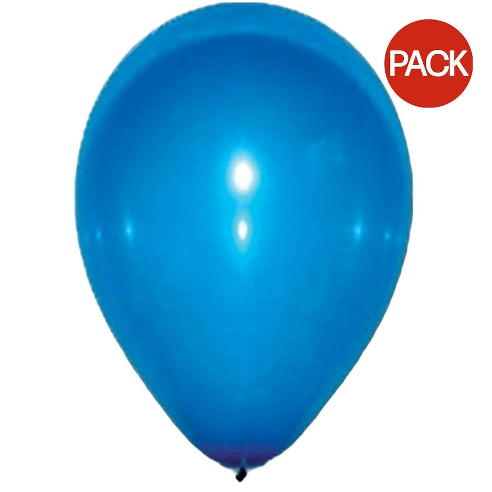 Latex Plain Balloons (Pack of 100) - Blue - One Size (UTSG27799)