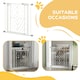 image 9 of Pressure Fit Safety Gate w/ Auto Closing Door, Double Locking, Openings 74-80cm