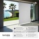 image 2 of Vertical Awning Eloise - installation materials included, retractable, UV blocking | Grey | light grey | 120 x 250 cm | 1
