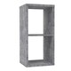 image 1 of Mauro 1 Shelf Storage Unit in Concrete Grey