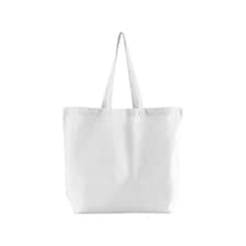 Westford Mill Organic Cotton Maxi Tote Bag - White - One Size | White