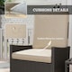 image 5 of Outsunny 5 PCS Rattan Garden Furniture Set w/ Cushions | Multi | Chair